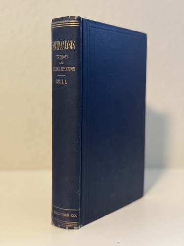 “Psychanalysis” by BRILL | 1st Edition, 1912 | RARE | Partially Torn Title Page - 第 1/11 張圖片