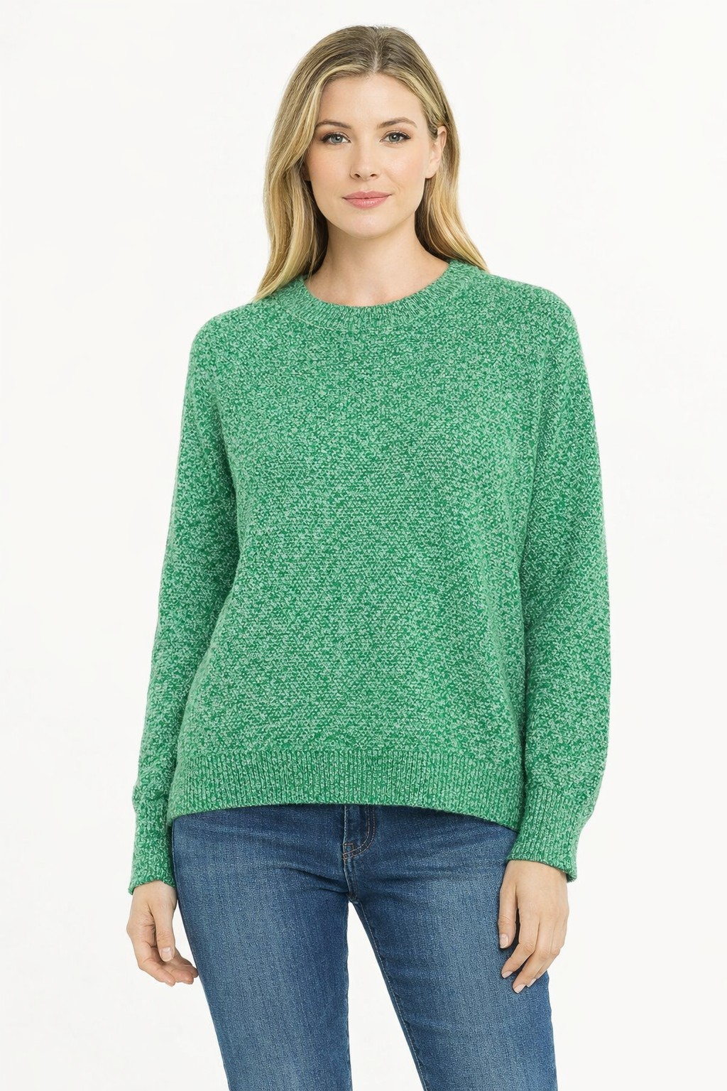MEROKEETY Women's Olive Green Casual Sweater Size Medium