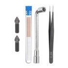 3D Nozzles Kit, 2pcs k1 Hardened Steel Nozzles 0.6mm, Nozzle Cleaning Needles