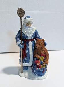 Russian Santa, Pipka Reflections of Christmas Figurine, with box