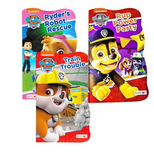 Nick Jr Paw Pup Patrol Board Book Combo  3 Shaped Illustrated Board Books