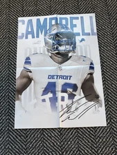 Detroit Lions vs Dallas Cowboys (JACK CAMPBELL) Program/Poster Dec.04 2025