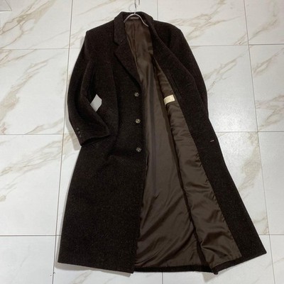 j.POM Vintage Men's Long Chester Coat Beaver Wool Animal Hair #FC