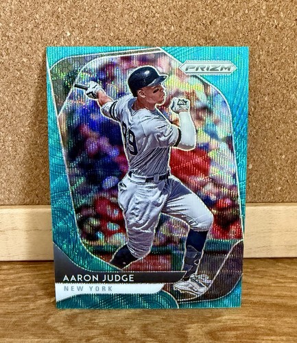 2020 Prizm Baseball⚾️AARON JUDGE #64🔥TEAL WAVE PRIZM SP💥Yankees MVP