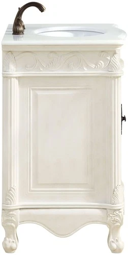 Elegant Lighting VF-1008-VW Danville 30" Tall Cabinet and Quartz - Vintage Mint - Picture 5 of 12