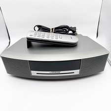 Bose Wave Music System AM/FM CD Player - Titanium/Silver Tested Works