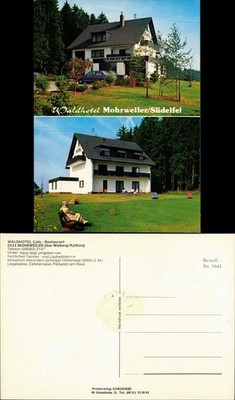 Mohrweiler-Malberg (Eifel) WALDHOTEL Cafe Restaurant Hotel i.d. Süd-Eifel 1970