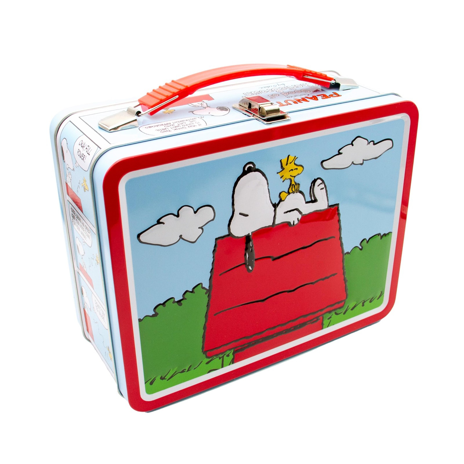 AQUARIUS Peanuts Snoopy Red Dog House Fun Box - Прочная жестяная коробка для хранения с пластиковыми 3690₽