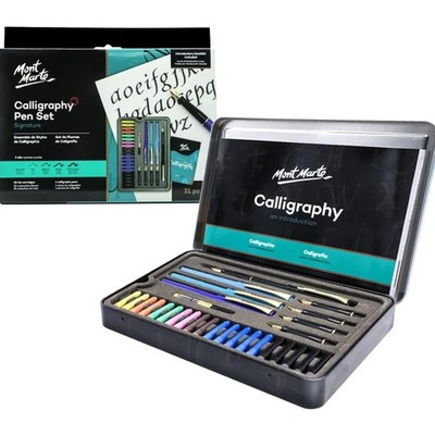 Calligraphy Set, 32 Piece. Includes Calligraphy Pens, Calligraphy Nibs, Ink C...