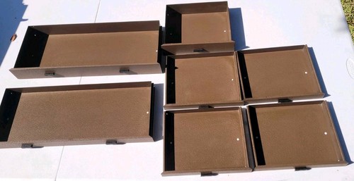 Craftsman Machinist Tool Box Made by Kennedy 7 Drawer W/ Liners Vintage 1983 Old - Picture 6 of 24