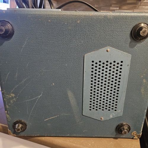 Vintage Califone #1450K Portable Record Player 78, 45, 33, 16, Untested Pwrs On - Picture 3 of 5