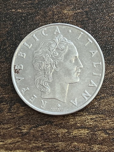 1971 Italy 50 Lire Lira Actual Coin TB1590*