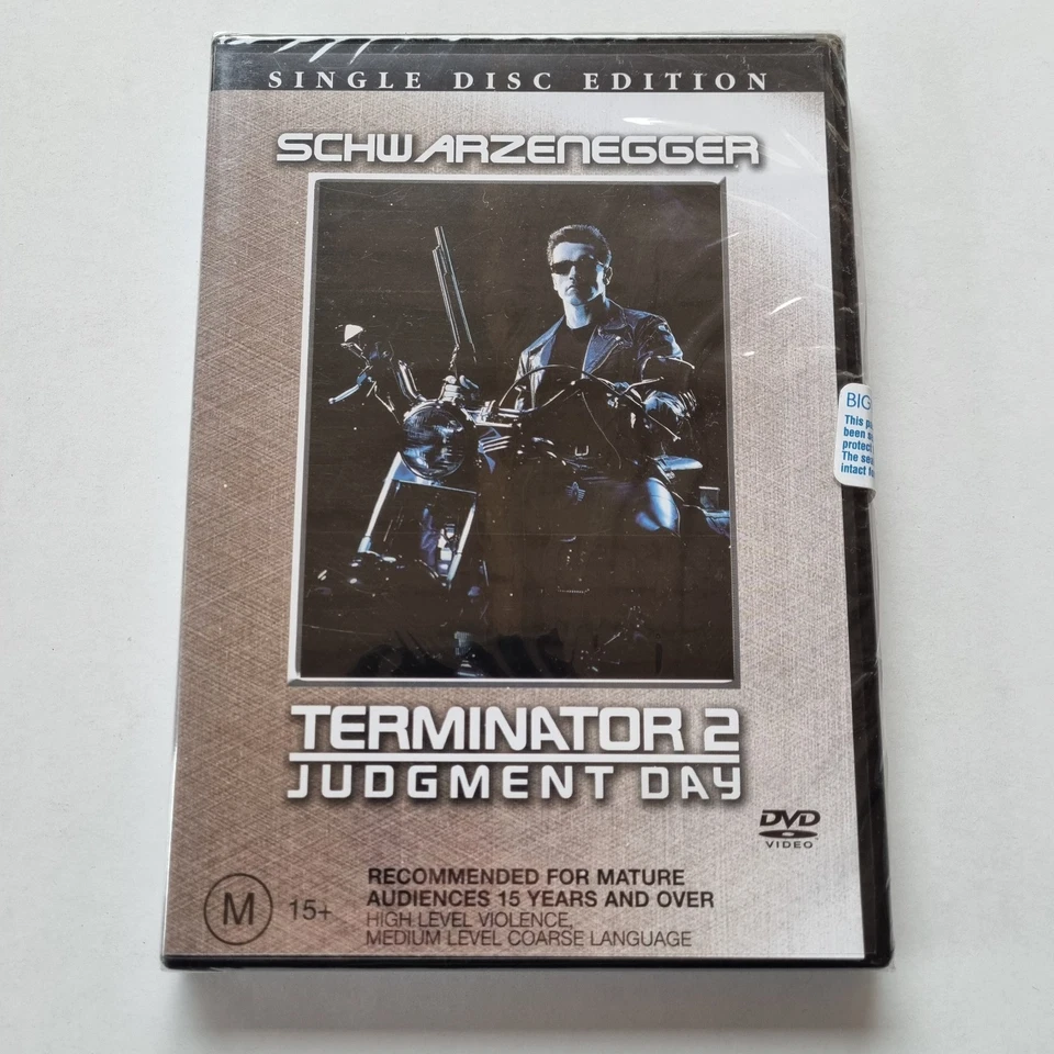 Terminator 2 - Judgment Day (DVD, 1991) PAL Region 4 (Arnold Schwarzenegger) NEW - Image 2 of 4