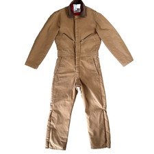 VTG Walls Blizzard-Pruf Insulated Duck Canvas Coveralls Jumpsuit Sz S Short USA