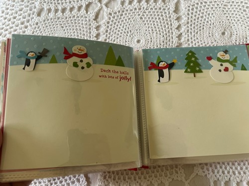 Hallmark Christmas Instant Scrapbook Red Sticker Memory Photo Album 20 Page 6X6" - Picture 5 of 11