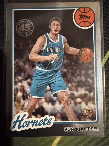2025-26 Topps Flagship Basketball Kon Knueppel 45th Anniversary Foil #80BK-53 RC