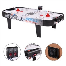 42 Inch Air Hockey Table Indoor LED Scorer Stable Construction Easy Assembly