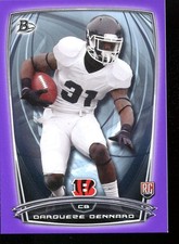 2014 Bowman Purple #R108 Darqueze Dennard Rookie Card RC. rookie card picture