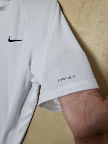 Camisa Nike Para Hombre Talla:M Blanca UPF 40 Natación Dri Fit Ligera Gimnasio Natación - Imagen 5 de 9