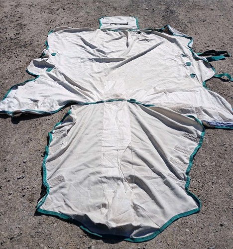 6'9 Horseware Rambo Sweet Itch Rug - Needs Minor Repairs - Picture 8 of 23