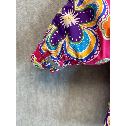 Giacca con cappuccio Hanna Andersson Winterwear bambino ragazza rosa floreale taglia 80 - Foto 6 di 10