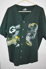 Badger Sportswear Green Bay Packers baseball jersey XL