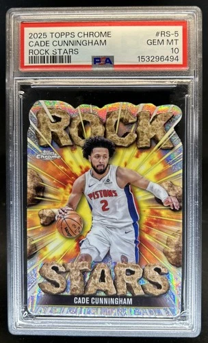 2025 Topps Chrome Cade Cunningham Base (PSA 10)