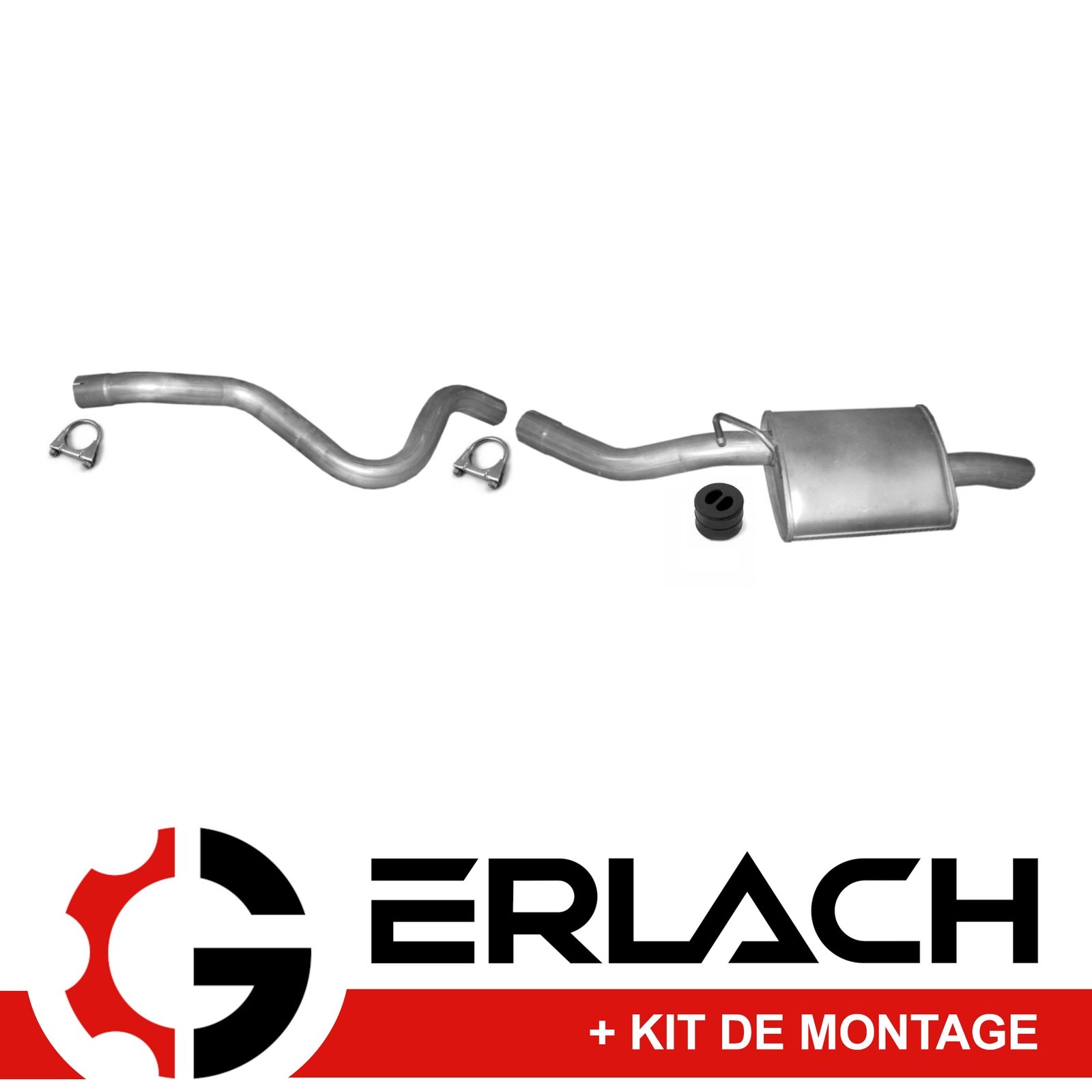 Silencieux Rover Discovery 1 LJ à flux direct anti-corrosion 4937