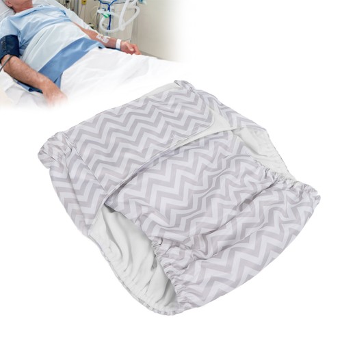 Cloth Adult Diapers Washable Reusable Adult Cloth Nappy With Hook And For - Picture 5 of 23