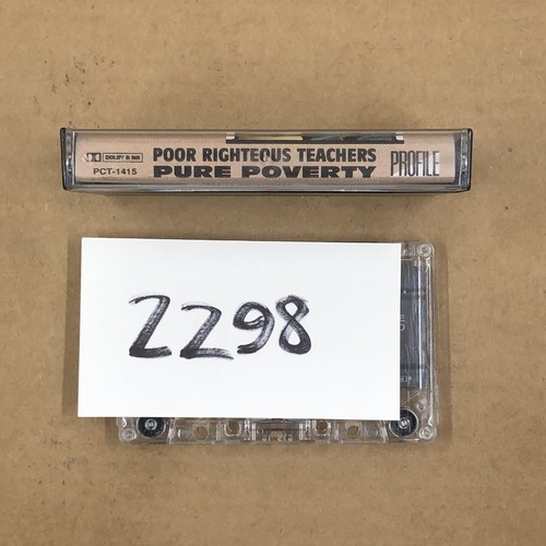 POOR RIGHTEOUS TEACHERS Cassette Tape 90s Rap Hip Hop PURE POVERTY SHAKIYLA JRH - Picture 6 of 6