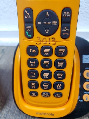 S53 ♻ Motorola XT801 DECT 6.0 Waterproof Cordless Phones (3) Connect Cell ♻ - Picture 3 of 14