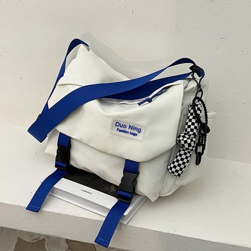 Large Capacity Men's Nylon Postman Bag Canvas Shoulder Bag Outdoor - Picture 6 of 12