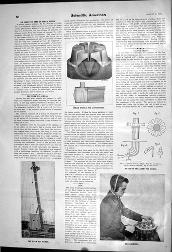 Old 1903 Scientific American Steam Nozzle Locomotives Edem Fog Signal 20th