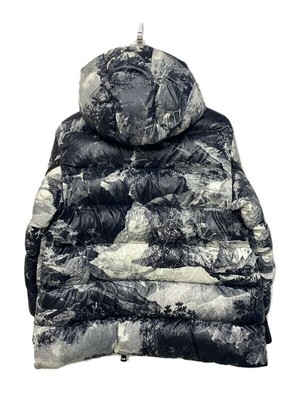 MONCLER Down Jacket O Nylon Black Total Pattern D20934690905