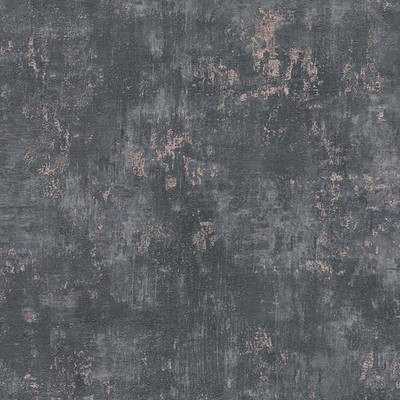 WH30181 - Welcome Home Distressed Metallic Texture Black Galerie Wallpaper