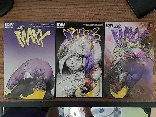 The Maxx Maxximized #16 #19 #21 IDW Comics | Sam Kieth Lot Of 3