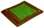 Foremost Dry Top 10x12ft L Medium Duty Polyethylene Reversible Tarp Brown/Green
