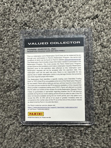 2024 Panini Select Premier League 2024/25 Erling Haaland Redemption Autograph - Bild 2 von 2