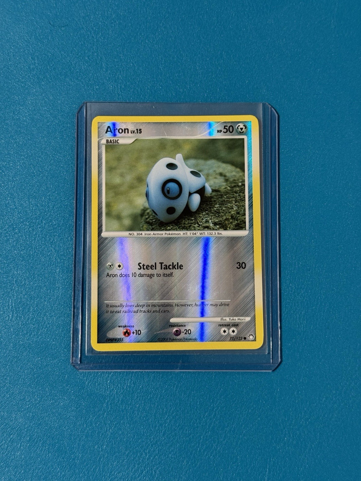Aron 71/123 Mysterious Treasures Reverse Holo