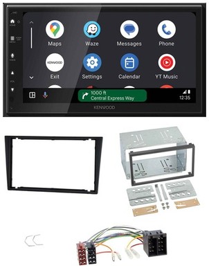 Kenwood DAB Bluetooth USB MP3 2DIN Autoradio für Opel Corsa C Meriva Signum Vect
