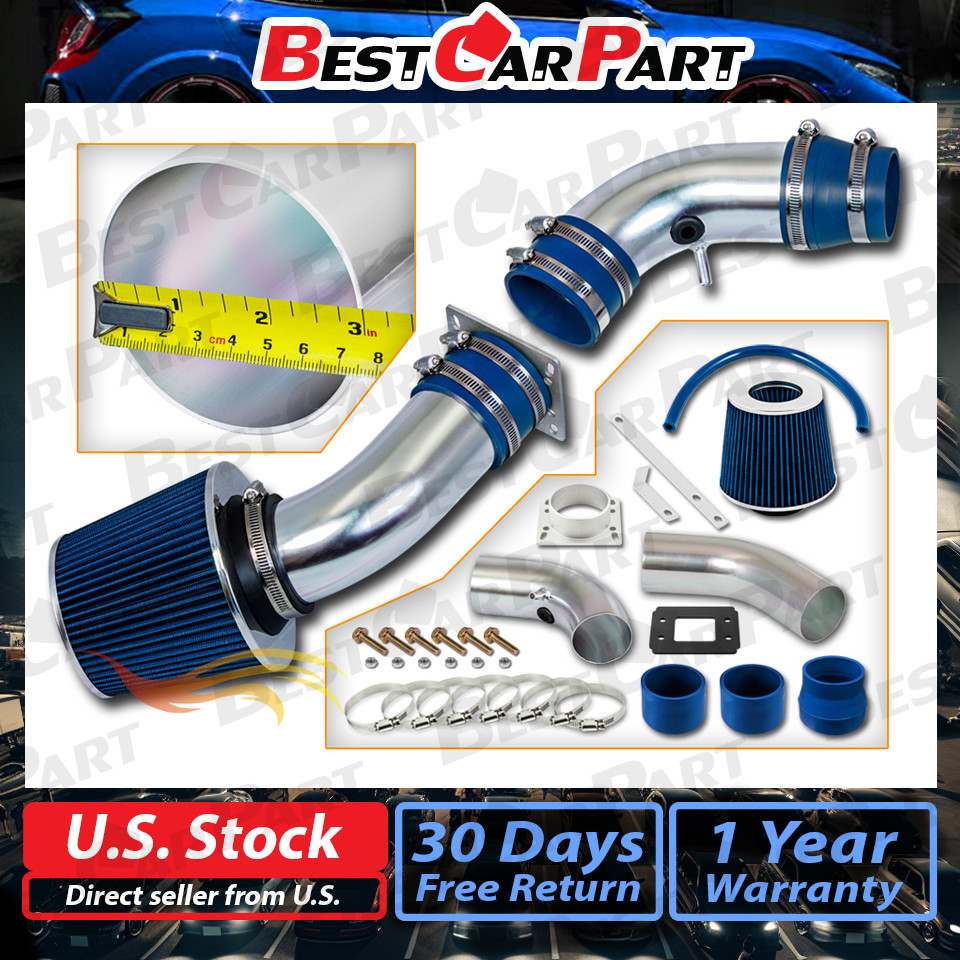 BCP BLUE 1995 1996 1997 Ford Ranger Mazda B2300 2.3 L4 Short Ram Intake + Filter