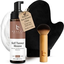 Self Tanner Tanning Mousse Kit USA Made with Natural, Organic Ingredients