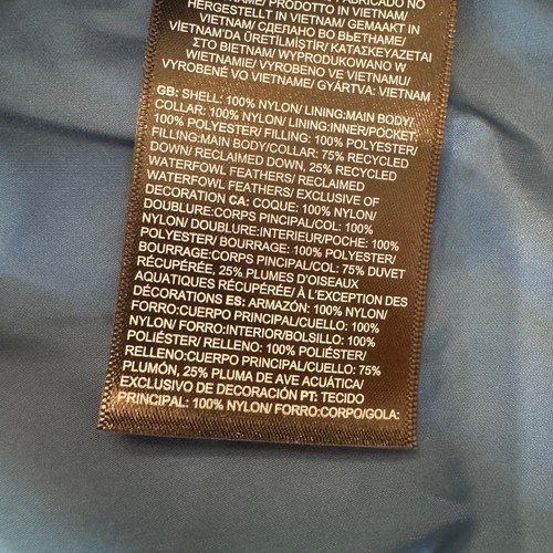 The North Face Womens Hydrenalite D Puffer Vest Midnight Petrol Size Medium NWT - Picture 7 of 9