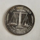 1 Troy Ounce .999 Fine Silver Trade Unit ~ 31.26 grams ~ Round Coin