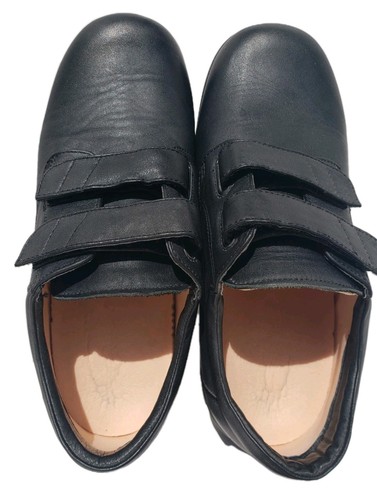 Apex Ambulator 1260M Orthopedic Diabetic Men’s Black Double Strap Shoes Size 9W - Picture 3 of 15