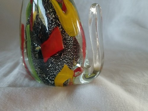 Fabrique Studio Hand Blown Art Glass Cat Figurine Made In Italy - Picture 9 of 13