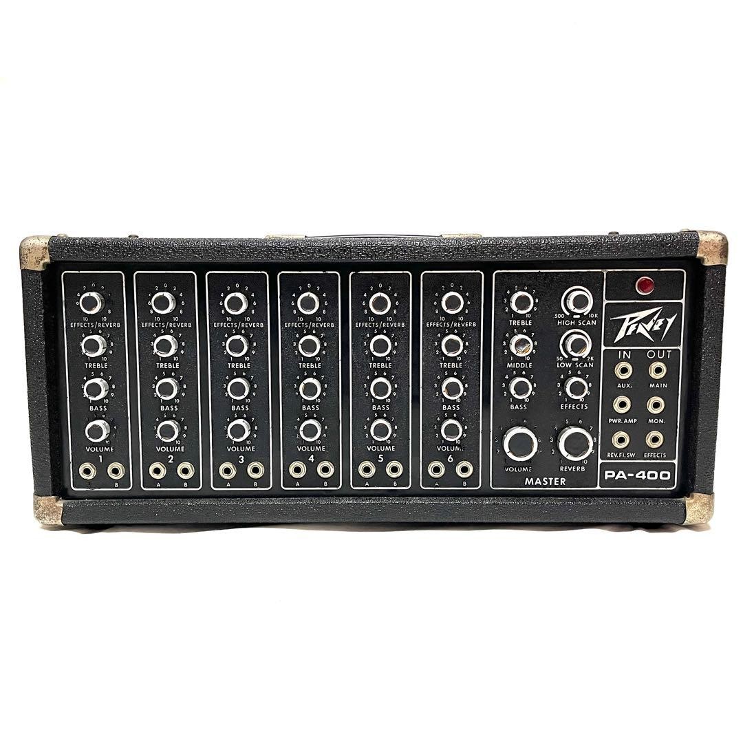 ★激レア★PEAVEY★オールドパワードアンプ★PA-400★ミキサー★通電確認 Rare PEAVEY PA-400 Powered Mixer Amp Tested | eBay
