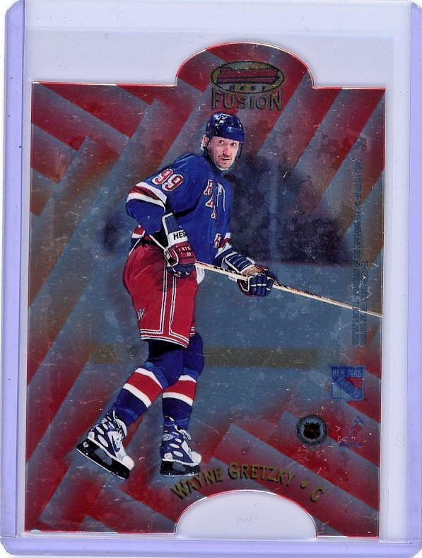 1998-99 Bowman's Best Fusion F15 Wayne Gretzky Brendan Morrison