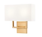 Z-Lite 815-2S Saxon 12" Tall Bathroom Sconce - Brass