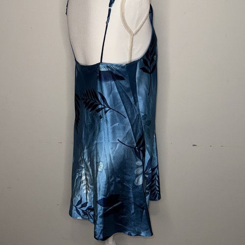 VTG Secret Treasures Bias Cut Pink Opaque Slip Dress W/White Semi Sheer Lace 4-6 - Picture 13 of 15